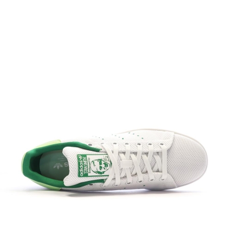 Baskets Blanches/Vertes Homme Adidas Stan Smith ID3116