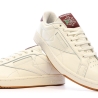 Baskets Blanches/Bordeaux Homme Reebok Club Grounds