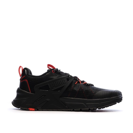 Baskets Noires/Rouges Homme Puma Pacer