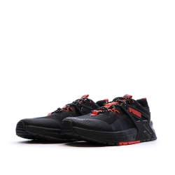Baskets Noires/Rouges Homme Puma Pacer