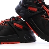 Baskets Noires/Rouges Homme Puma Pacer