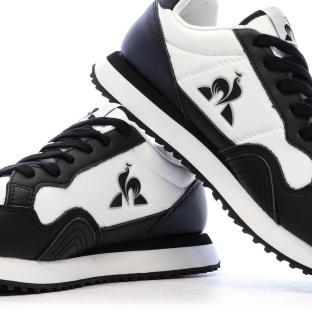 Baskets Blanches/Noires Homme Le Coq Sportif Jet Star 2