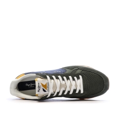 Baskets Vertes Homme Pepe jeans Brit Prints