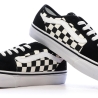 Baskets Noires/Blanches Homme Vans Filmore