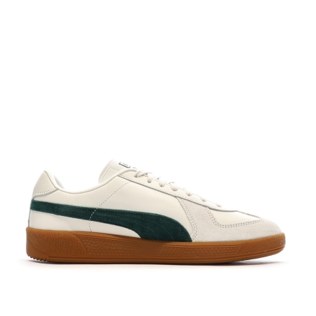 Baskets Blanc/Vert Mixte Puma Army Trainer
