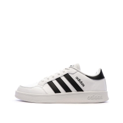 Baskets Blanches/Noires Homme Adidas Breaknet
