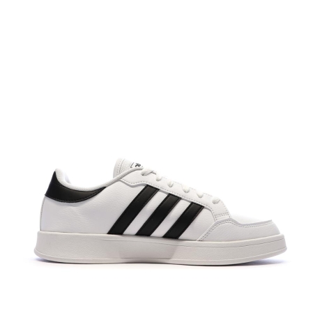 Baskets Blanches/Noires Homme Adidas Breaknet