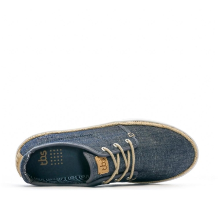Baskets en Toile Marine Homme TBS RUKKWAI