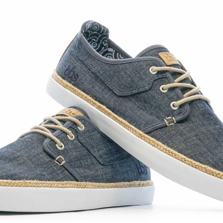 Baskets en Toile Marine Homme TBS RUKKWAI