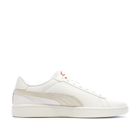 Baskets Blanches/Beiges Homme Puma Smash 3.0