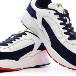 Baskets Blanc/Noir Homme Fila Skyrunner