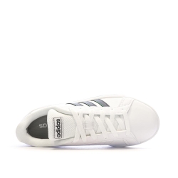 Baskets Blanches Homme Adidas Grand Court Base GW5612