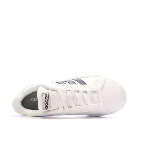Baskets Blanches Homme Adidas Grand Court Base GW5612