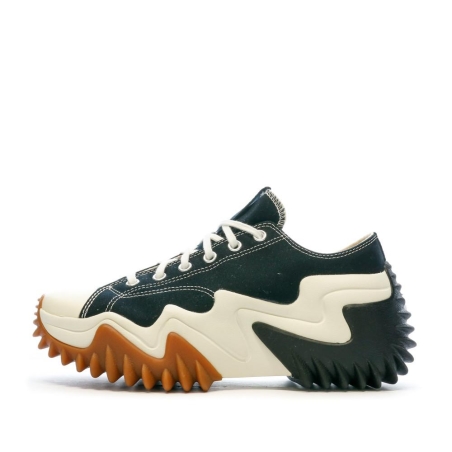 Baskets Noires/Beiges Homme Converse Run Star