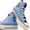 Baskets Bleues Mixte Converse Chuck 70 Letterman
