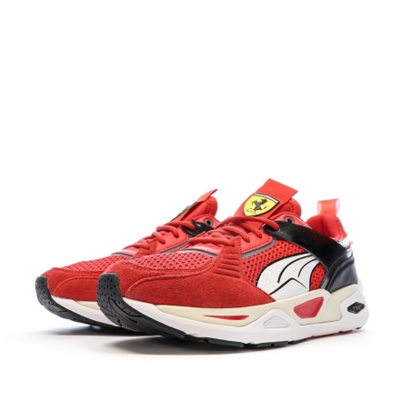 Baskets Rouge Homme Puma Ferrari Blaze Rosso Corsa