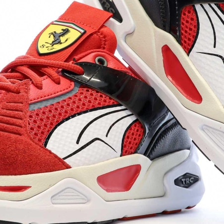 Baskets Rouge Homme Puma Ferrari Blaze Rosso Corsa