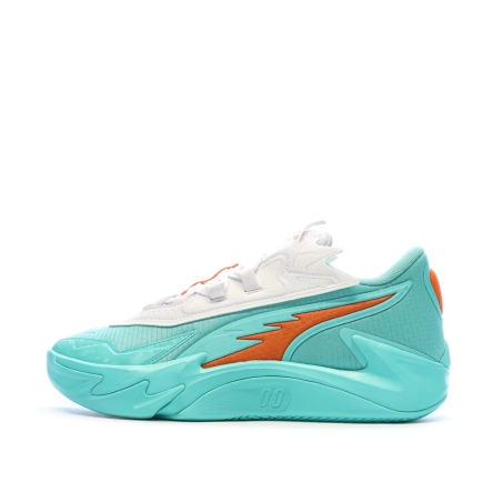 Chaussures de Basketball Turquoise/Blanc Homme Puma Scoot Zeros II Shift