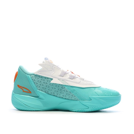 Chaussures de Basketball Turquoise/Blanc Homme Puma Scoot Zeros II Shift