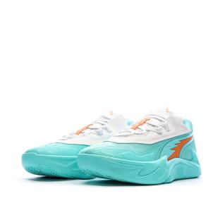 Chaussures de Basketball Turquoise/Blanc Homme Puma Scoot Zeros II Shift
