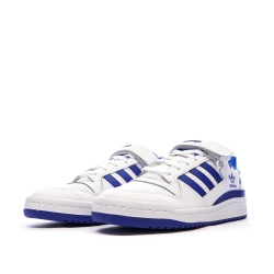 Basket Blanc/Bleu Homme Adidas Forum Low