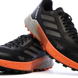 Chaussures de Trail Noir/Orange Homme Adidas Terrex Agravic