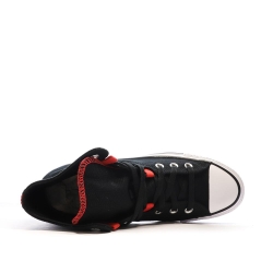 Baskets Noires/Rouge/Blanches Converses Chuck Taylor All Star