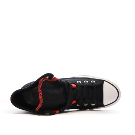 Baskets Noires/Rouge/Blanches Converses Chuck Taylor All Star