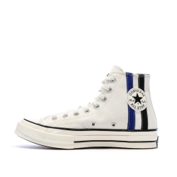 Baskets Blanches/Marines Homme Converse Chuck 70