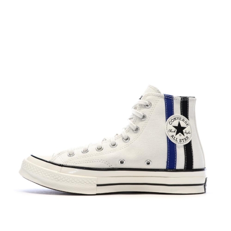 Baskets Blanches/Marines Homme Converse Chuck 70