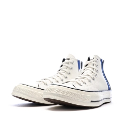 Baskets Blanches/Marines Homme Converse Chuck 70
