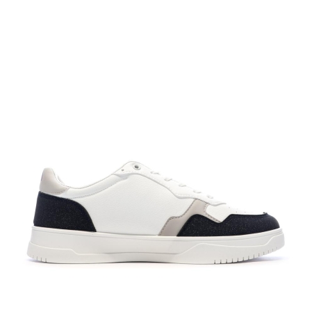 Baskets Blanches/Marines Homme Ellesse Pansit