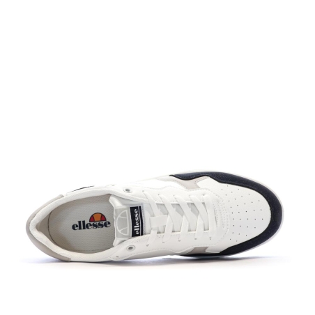 Baskets Blanches/Marines Homme Ellesse Pansit