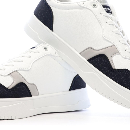 Baskets Blanches/Marines Homme Ellesse Pansit