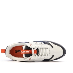 Baskets Blanches/Noires Homme Schott Maki