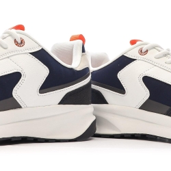 Baskets Blanches/Noires Homme Schott Maki