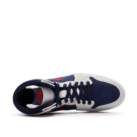 Nike Air Jordan 1 Zm Air Bleu/Gris Homme Nike