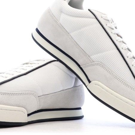 Baskets Blanches/Noires Homme Le Coq Sportif Noah