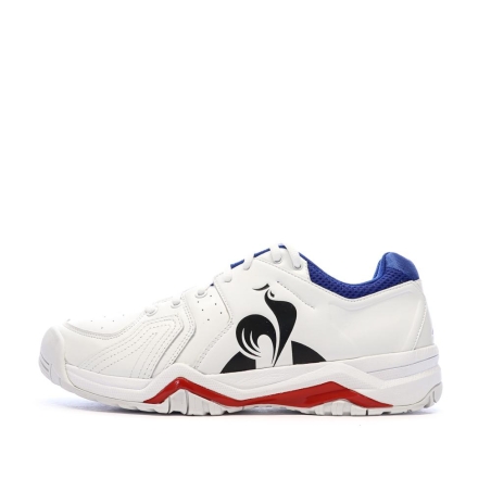 Baskets Blanches/Bleu/Rouges Homme Le Coq Sportif Gasquet