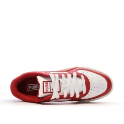 Baskets Blanches/Rouges Homme Puma Pro Classic