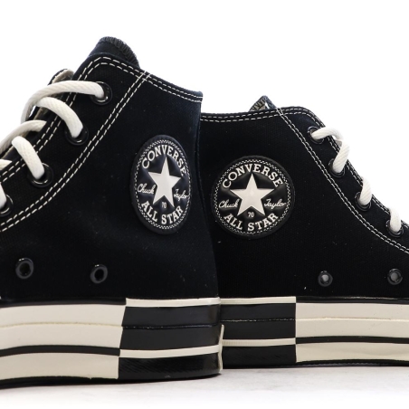 Baskets Noires/Blanches Homme Converse Chuck 70