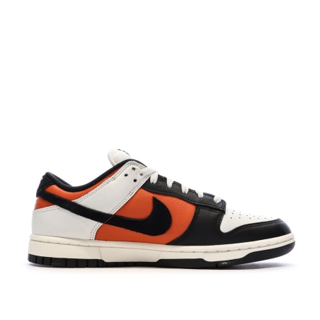 Dunk Low Retro Blanc/Noir/Orange Homme Nike