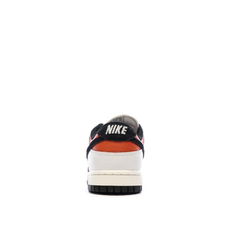 Dunk Low Retro Blanc/Noir/Orange Homme Nike
