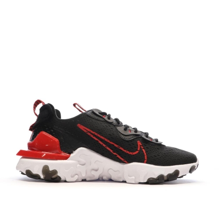 Baskets Noires/Rouges Homme Nike React Vision