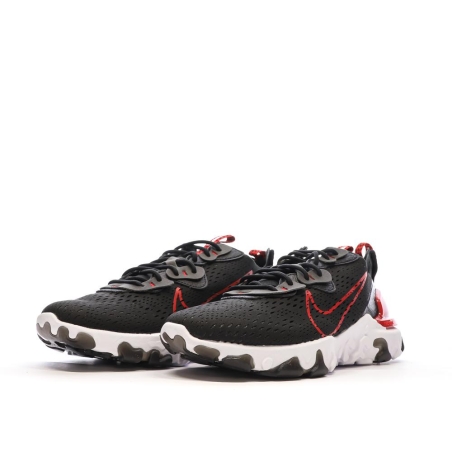 Baskets Noires/Rouges Homme Nike React Vision