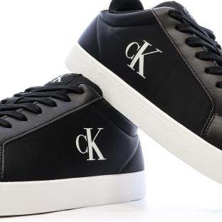 Baskets Noires Homme Calvin Klein Jeans 3 Cupsole