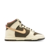 Baskets Écru/Marron Homme Nike Dunk High Retro