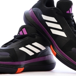Baskets Noires/Violettes Homme Adidas Bounce