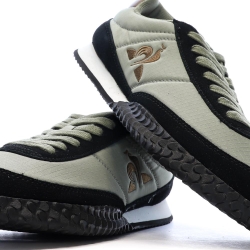 Baskets Vertes/Noires Homme Le Coq Sportif Veloce
