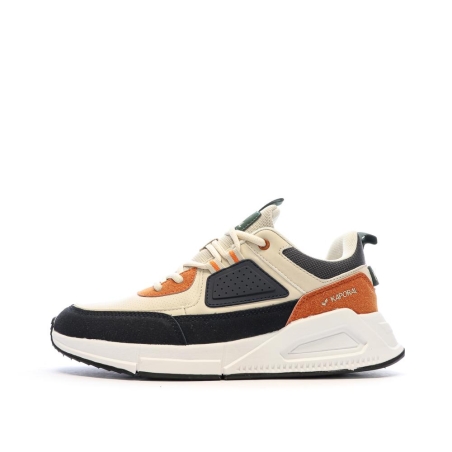 Baskets Beige/Orange Homme Kaporal Dolpi
